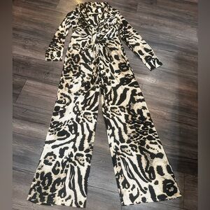 Leopard Print Jumpsuit